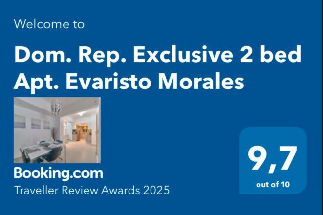 סנטו דומינגו Dom. Rep. Exclusive 2 Bed Apt. Evaristo Morales מראה חיצוני תמונה